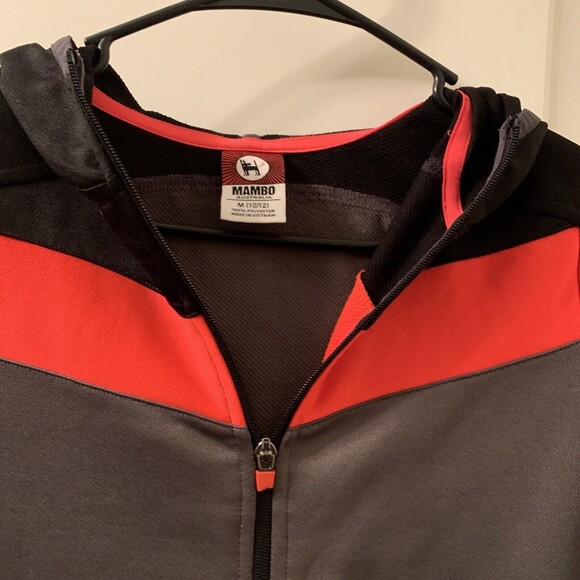 Mambo Australia Boys  Zip Up Track Jacket Athletic Size M 10/12 Multicolor - Picture 2 of 11